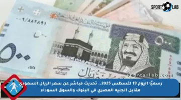 رسميًا اليوم 19 أغسطس 2025.. تحديث مباشر عن سعر الريال السعودي مقابل الجنيه المصري في البنوك والسوق السوداء